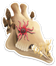 Fungal Giraffe Skull - Matte Sticker
