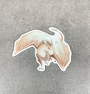 Scolecite Mineral Dragon - Matte Sticker