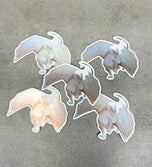 Scolecite Mineral Dragon - Holographic Sticker