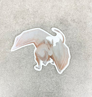 Scolecite Mineral Dragon - Holographic Sticker