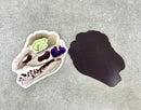 Fungal Dilophosaurus Skull - Magnet
