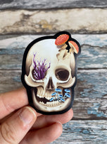 Fungal Human Skull - Magnet