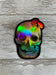 Fungal Human Skull - Holographic Sticker