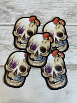 Fungal Human Skull - Matte Sticker