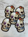 Fungal Human Skull - Matte Sticker