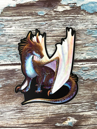 Opal Mineral Dragon - Matte Sticker