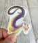 Fluorite Mineral Dragon - Holographic Sticker