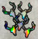 Fungal Elk Skull - Holographic Sticker