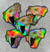 Fungal Sabertooth Skull - Holographic Sticker