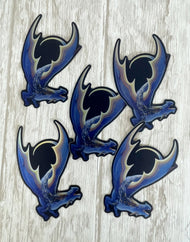 Pietersite Mineral Dragon - Holographic Sticker