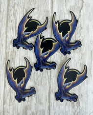 Pietersite Mineral Dragon - Matte Sticker