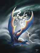 Pietersite Mineral Dragon - Art Print