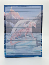 Rhodochrosite Mineral Dragon - Notepads