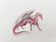 Rhodochrosite Mineral Dragon - Matte Sticker
