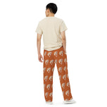 Fungal Sabertooth Skull - All-over print unisex wide-leg pants
