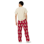 Fungal Warthog Skull - All-Over Print Unisex Wide-Leg Pants