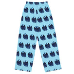 Azurite Mineral Dragon - All-Over Print Unisex Wide-Leg Pajama Pants