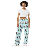 Opal Mineral Dragon - All-Over Print Unisex Wide-Leg Pants