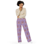 Fluorite Mineral Dragon - All-Over Print Unisex Wide-Leg Pants