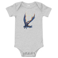 Pietersite Mineral Dragon - Baby Short Sleeve One Piece