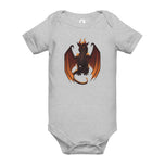 Wulfenite Mineral Dragon - Baby Short Sleeve One Piece