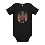 Wulfenite Mineral Dragon - Baby Short Sleeve One Piece