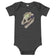 Fungal Dilophosaurus Skull - Unisex Baby Onesie