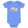 Scolecite Mineral Dragon - Baby Short Sleeve Onesie