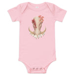 Fungal Warthog Skull - Baby Short Sleeve One Piece