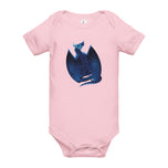 Azurite Mineral Dragon - Baby Short Sleeve One Piece