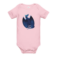 Azurite Mineral Dragon - Baby Short Sleeve One Piece