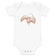 Scolecite Mineral Dragon - Baby Short Sleeve Onesie