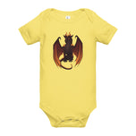 Wulfenite Mineral Dragon - Baby Short Sleeve One Piece