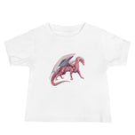 Rhodochrosite Mineral Dragon - Baby Jersey Short Sleeve Tee