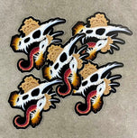 Fungal Dragon Skull - Matte Die Cut Sticker