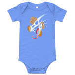 Fungal Dragon Skull - Baby Short Sleeve One Piece