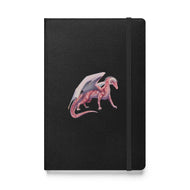 Rhodochrosite Mineral Dragon - Hardcover Bound Notebook