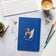 Opal Mineral Dragon - Hardcover Bound Notebook