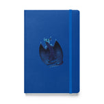 Azurite Mineral Dragon - Hardcover Bound Notebook