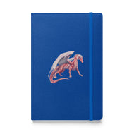 Rhodochrosite Mineral Dragon - Hardcover Bound Notebook