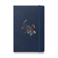 Bismuth Mineral Dragon - Hardcover Bound Notebook