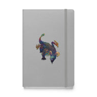 Bismuth Mineral Dragon - Hardcover Bound Notebook
