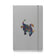 Bismuth Mineral Dragon - Hardcover Bound Notebook