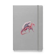 Rhodochrosite Mineral Dragon - Hardcover Bound Notebook