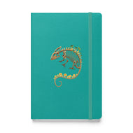 Fungal Chameleon Skeleton - Hardcover bound notebook