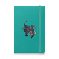 Bismuth Mineral Dragon - Hardcover Bound Notebook
