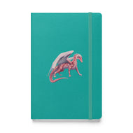 Rhodochrosite Mineral Dragon - Hardcover Bound Notebook