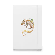 Fungal Chameleon Skeleton - Hardcover bound notebook