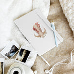 Fungal Warthog Skull - Hardcover Bound Notebook