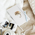 Septarian Mineral Dragon - Hardcover Bound Notebook